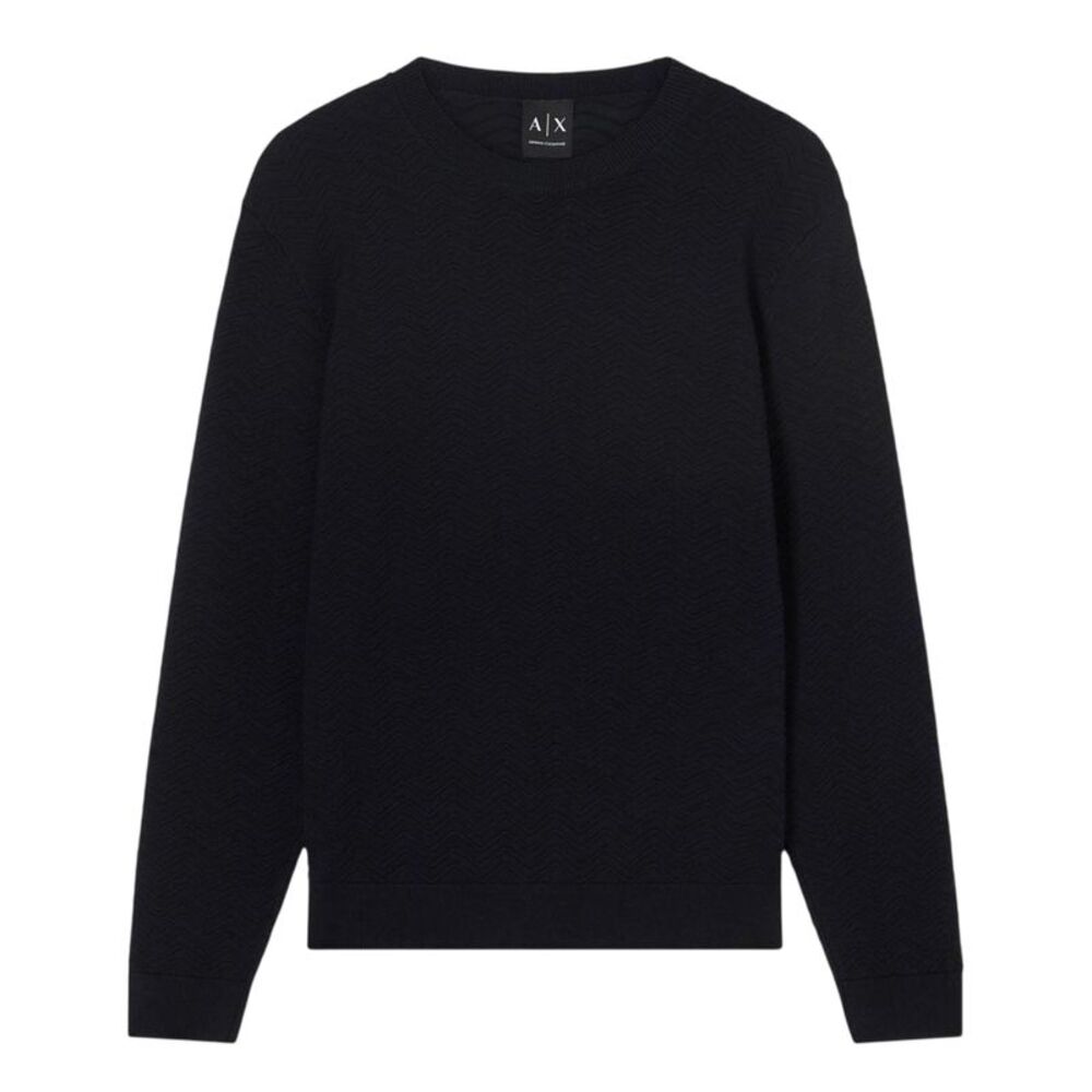 Armani Exchange Mens Knitted Sweater / Deep Navy